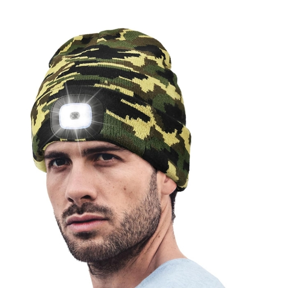 LED Beanie,USB Rechargeable